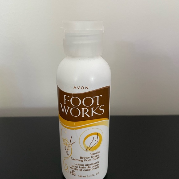 Avon Foot Works Foot Care Vanilla Brown Sugar Calming Foot Soak NEW - Picture 5 of 5